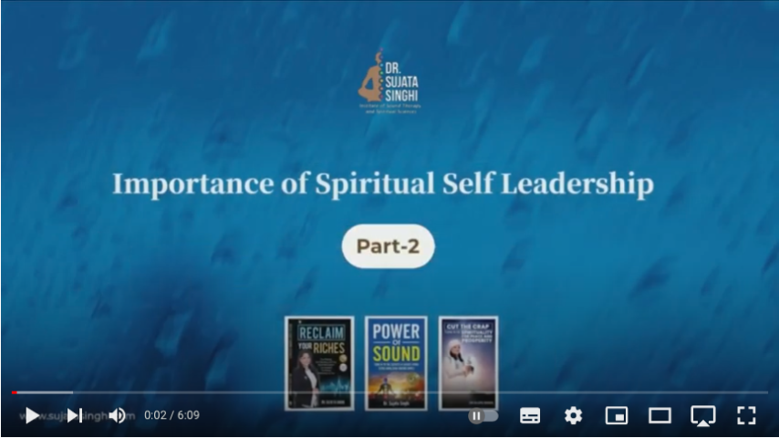 Self Leadership - Part 2