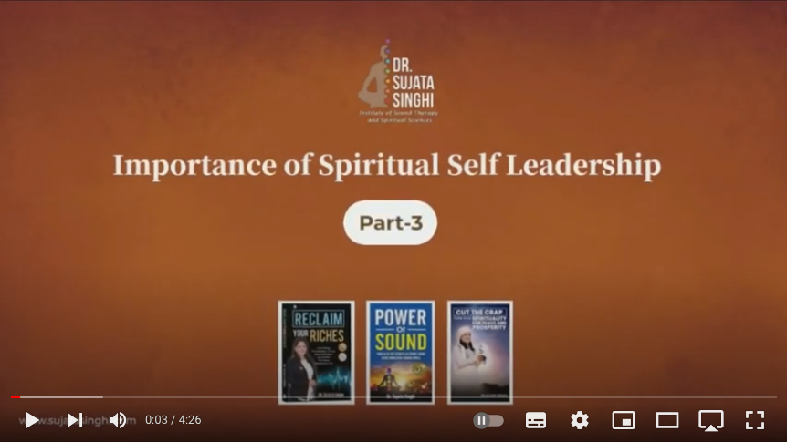 Self Leadership - Part 3