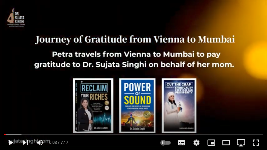 Journey of gratitude from Vienna to Mumbay